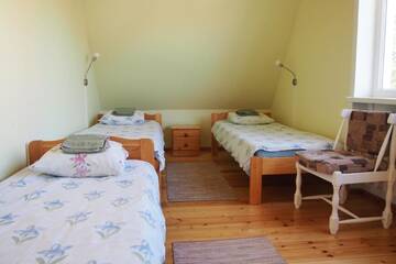 Фото номера Трехместный номер с общей ванной комнатой Гостевой дом Männi Guesthouse г. Хаапсалу 3