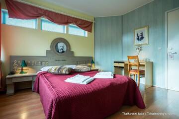 Фото номера Двухместный номер с 1 кроватью Отель Päeva Villa г. Хаапсалу 15