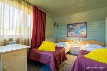 Фото номера Двухместный номер с 2 отдельными кроватями Отель Päeva Villa г. Хаапсалу 48